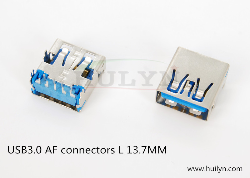 USB3.0连接器，短体USB3.0连接器，HUB转接器专用USB3.0连接器