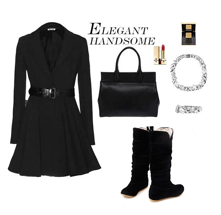 Bottes femme en Daim - Ref 3355122 Image 4