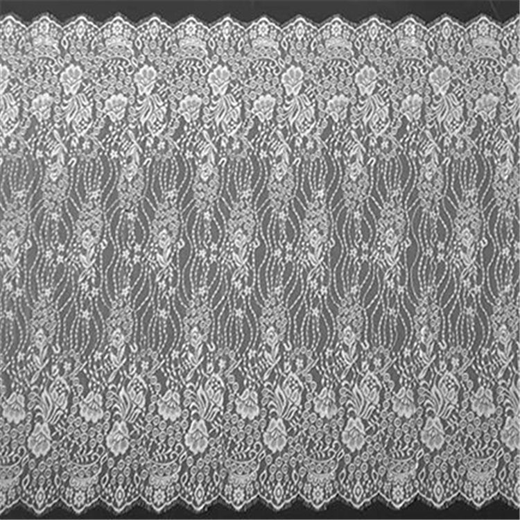 厂家直销睫毛面料服装服饰蕾丝面料花边锦纶眼睫毛蕾丝边现货批发