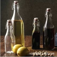 乐扣玻璃酵素泡酒瓶饮料瓶 厂家生产水果酵素饮料瓶批发