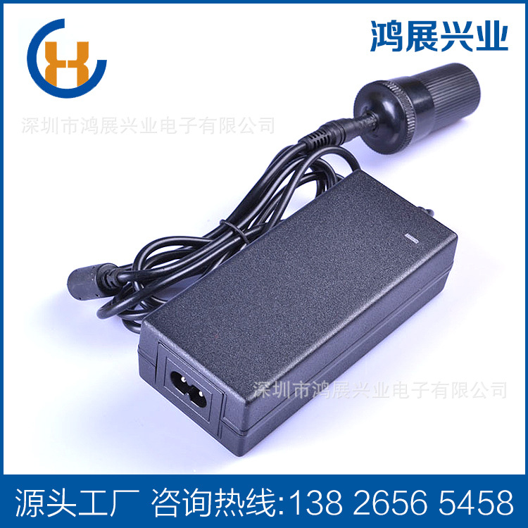 厂家直销 家用电源转换器 220V转12V7A点烟器车载吸尘器适配器