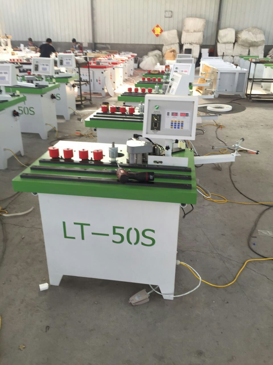 青岛木工机械厂家定制手动异型封边机  双面涂胶  曲直线封边机