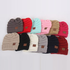 New European and American Fashion Children's Hat Knitted Cap Baby Beanies Warm Hat Manufacturer Wholesale