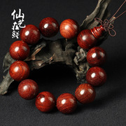 精品正宗印度小叶紫檀20mm*12颗佛珠手串长期供应量大从优批发