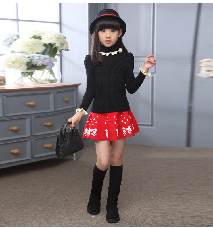 Jupe fillette en laine - Ref 2050169 Image 33