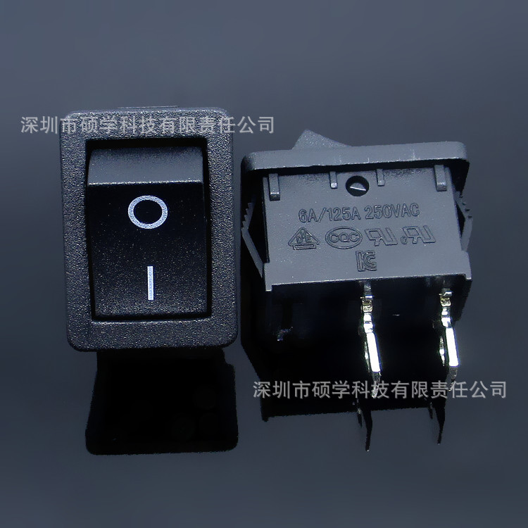 供应 翘板小开关10*15mm防水环保二三档船型开关UL VDE KC认证