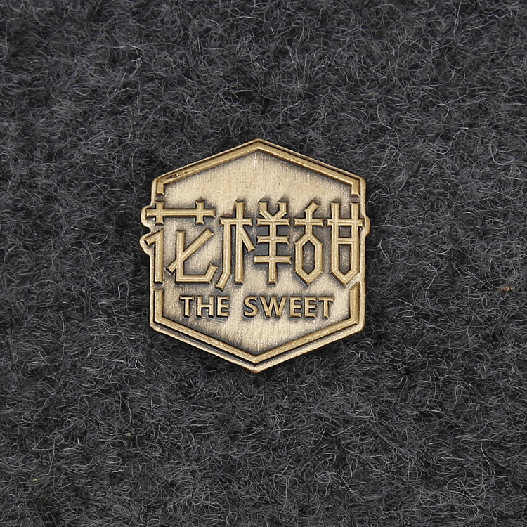 专业电镀古铜色金属标牌贴公馆识别异形锌合金铭牌