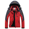 Warm street winter waterproof climbing jacket for beloved, plus size