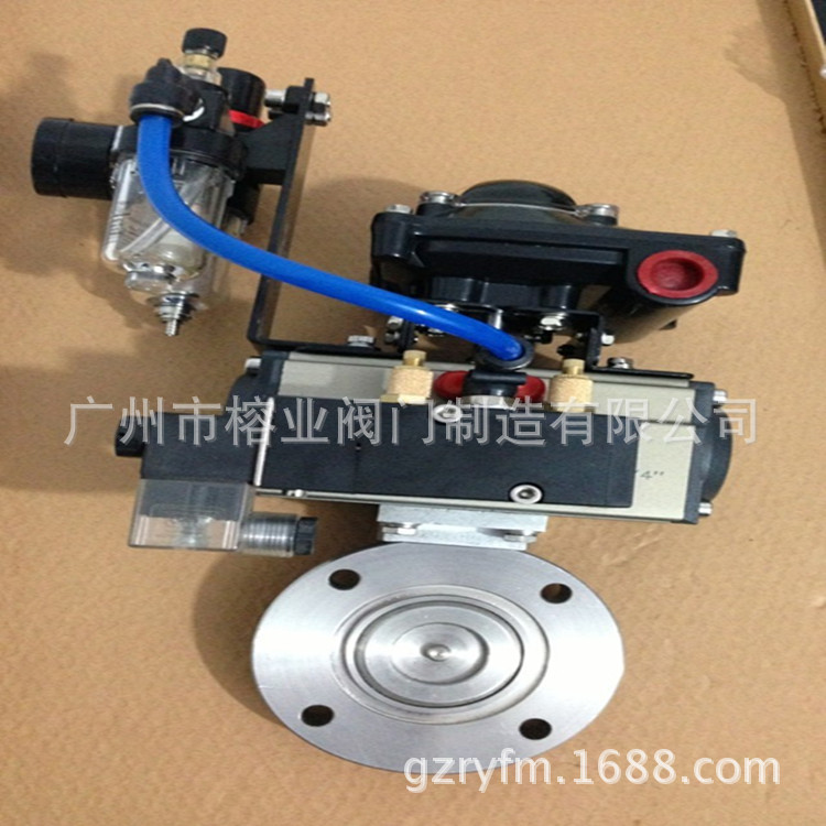 GIQ-1P气动高真空蝶阀真空阀止回阀单向阀气控阀气动高真空挡板阀