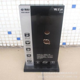 Shenzhen factory acrylic lock stand smart lock magnetic suspension lock anti-theft password lock organic glass display stand