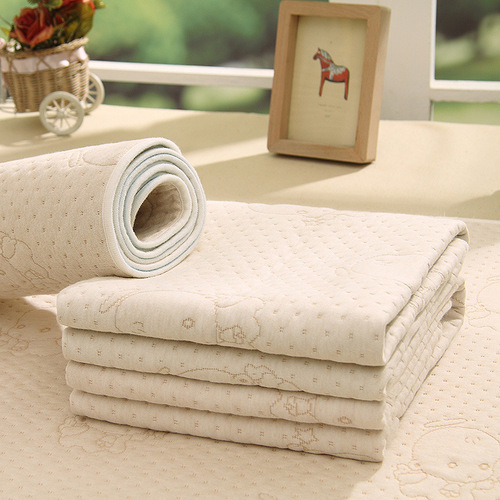 Colorful cotton diaper separator four-layer double-sided baby urine pad waterproof breathable fabric air layer machine washable pure cotton