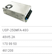 板式安装开关电源USP-250MHN-48G