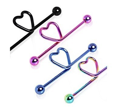 Fashion Heart Shape Stainless Steel Ear Studs 1 Piece display picture 1