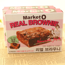 韓國零食批發  好麗友巧克力布朗尼蛋糕120g*16盒一箱