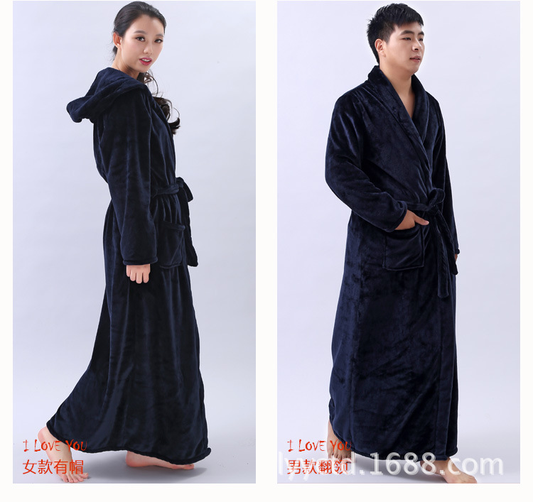 Peignoir flanelle longue - Ref 590921 Image 12