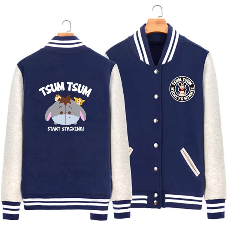 2018 New Spring and Autumn START men and women currency lovers student mlb customized fashion Cartoon Korean Edition Sweater