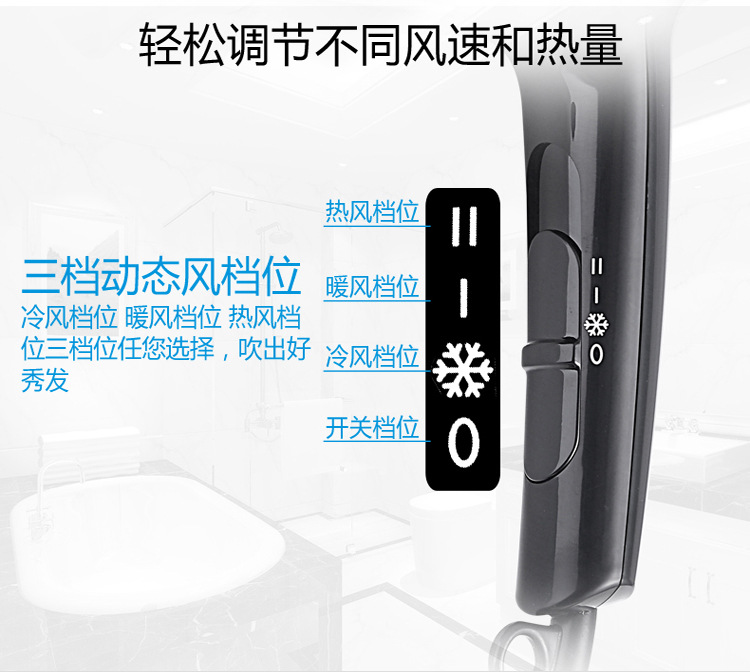 恒迅电吹风1200W(酒店式-06