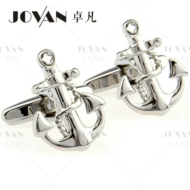 Винтажные якорные манжеты-карабля водолазные запонки JOVAN