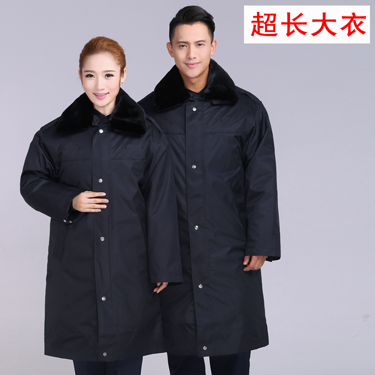 multi-function overcoat Extension men and women outdoors coverall company customized LOGO Security staff Winter clothes overcoat