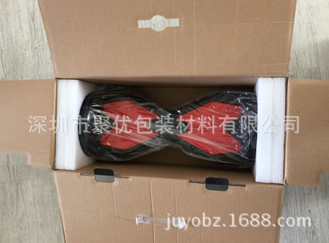 供应双轮平衡车扭扭车防震包装盒内衬滑板车epe珍珠棉包装护角   