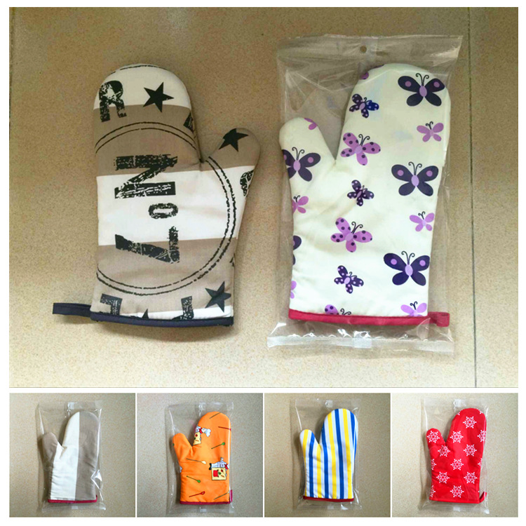 【混合款】裕達手套廠家直銷微波爐隔熱手套耐高溫防燙鍋墊贈品