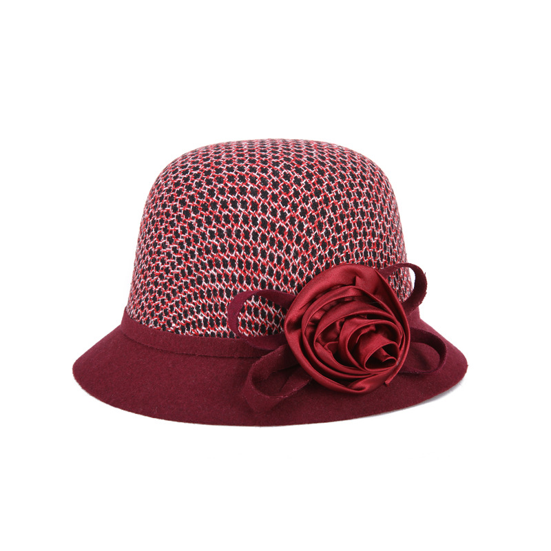 Sombrero de mujer de primavera tophat sombrero de lana sombrero de moda potente fábrica al por mayor Sombrero de mujer invierno a prueba de frío image 2