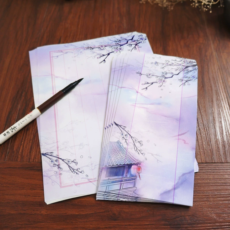 岁月坊 Retro set, pen, calligraphy, Chinese style, 5 size