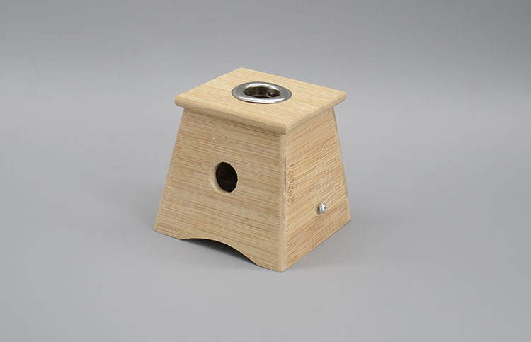 Bamboo Single Hole Moxibustion Box Portable Moxa Stick Holder for Traditional Moxibustion quality and texture