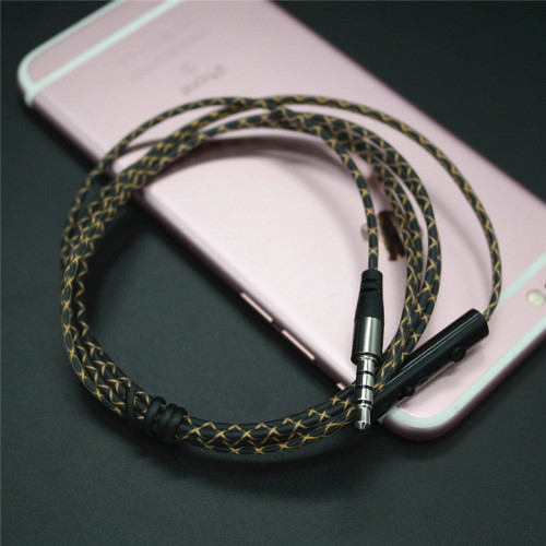 High-end snake-skin headphone cable, compliant with both Chinese and US standards—compatible semi-finished DIY enthusiast upgrade cable—wholesale