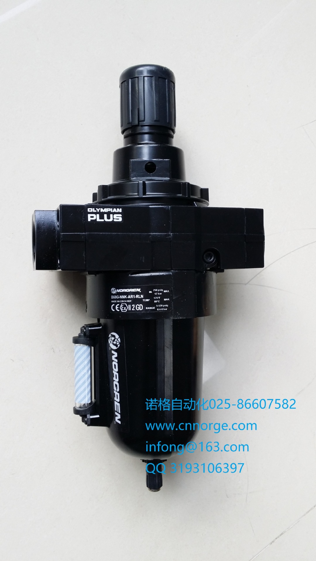 IMI NORGREN诺冠B68G-8GK-AR1-RLN过滤减压阀授权代理