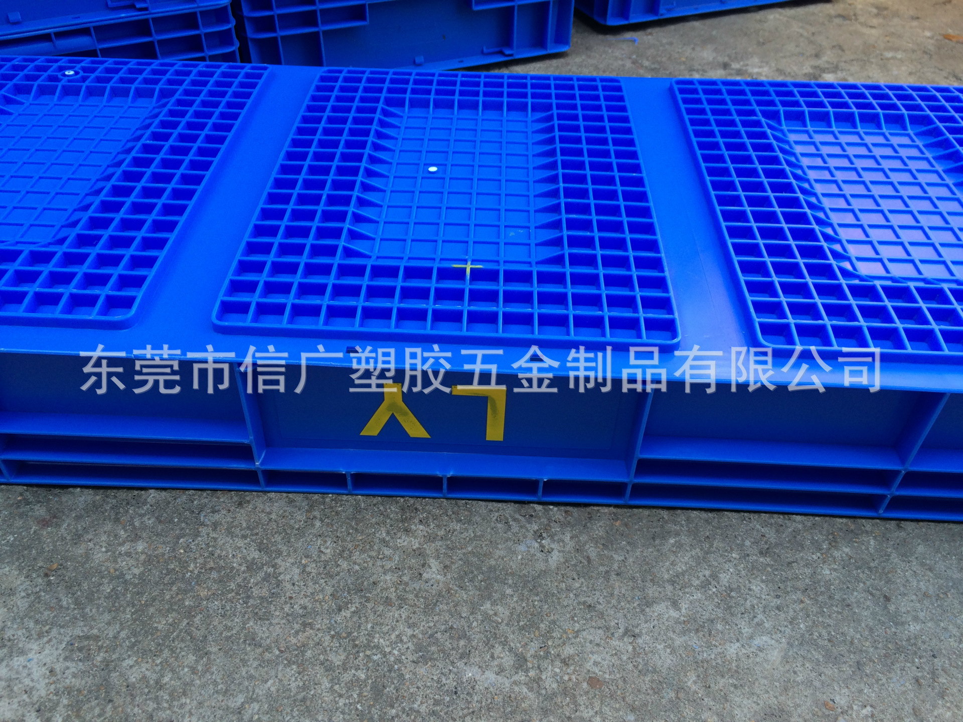 EU4311周转箱 EU欧洲标准物流箱 底部加强筋设计 可烫金印刷LOGO