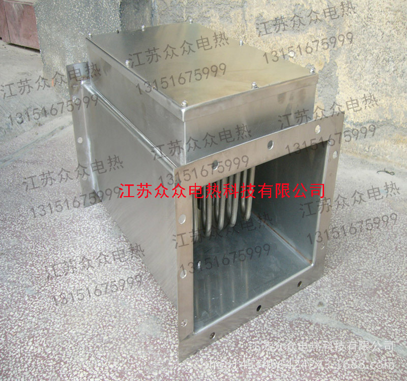 众众电热厂家供应风道式气体防爆电加热器 空气辅助烘房电加热器