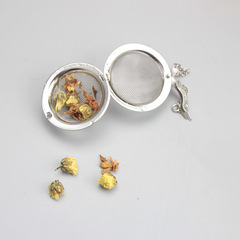 4.5CM304不鏽鋼茶球茶隔 創意鏈子茶濾網 時尚家居泡茶器