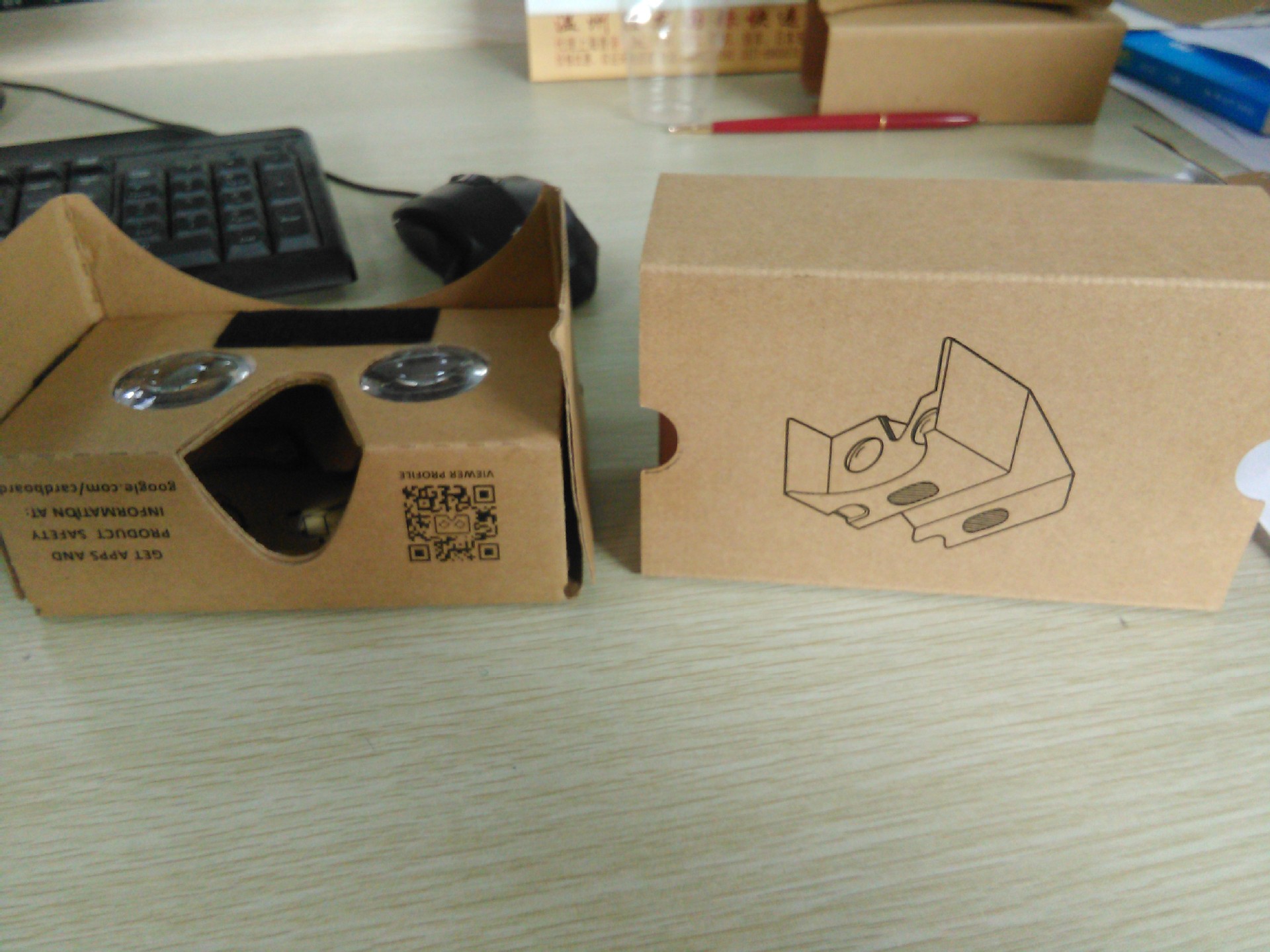 Google cardboard with origin l