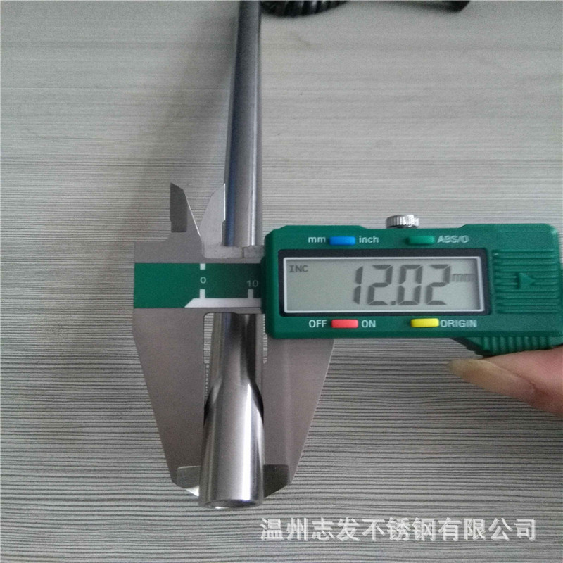 304不锈钢无缝精密仪器管12*1.5光亮退火管,薄壁镜面管