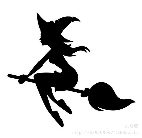 外貿Sexy BRUXA 貼紙 性感女巫女英雄 Bruxa巫毒牧師車貼