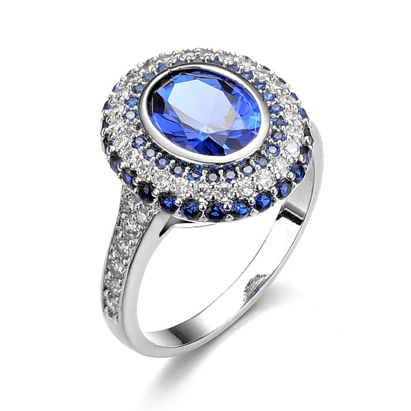 Fashion Luxury Zircon Ring Fashion Jewelry display picture 2