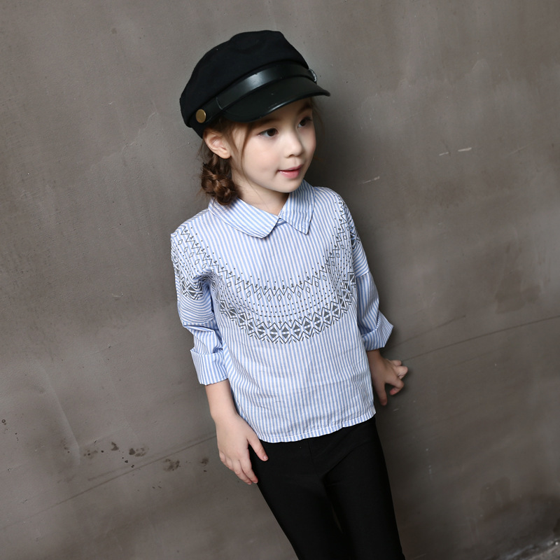 Chemise fille à manche longue - Ref 2086911 Image 17