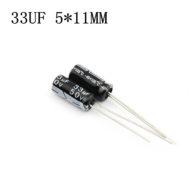 优质电解电容 50V  33UF 5*11 全新原装