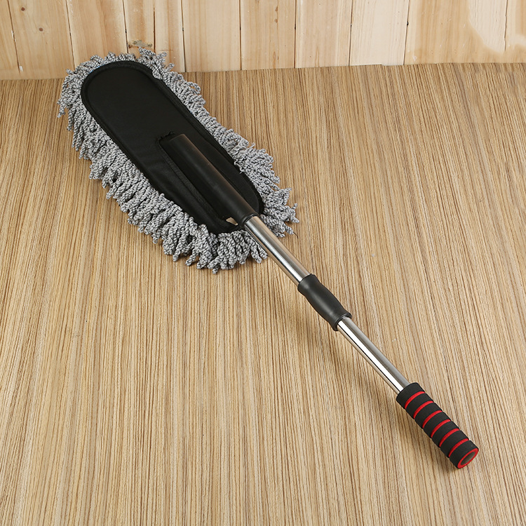 汽车用品批发车用伸缩拖把 除尘掸子擦车蜡汽车拖把 洗车工具厂家