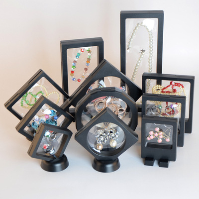 珠宝首饰架透明展示盒项链架手镯玉器展示道具展示架批发|ru