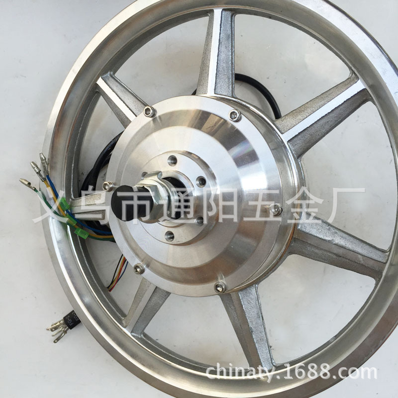 电动折叠自行车无刷有齿14寸轮毂电机36v/48v350w高扭矩易爬坡|ru