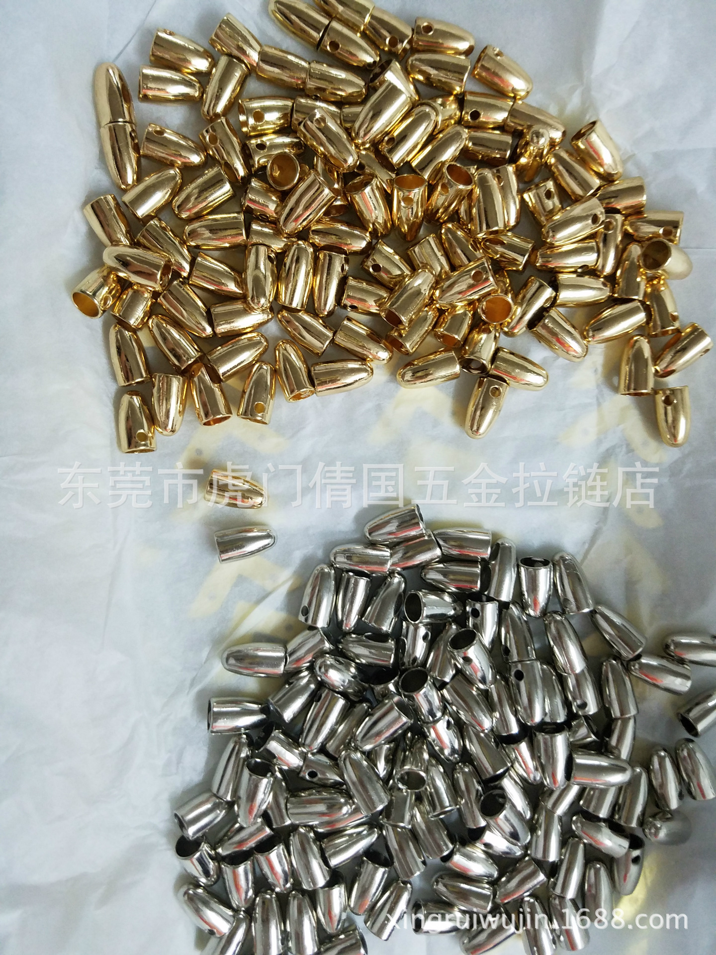 箱包手袋五金配件合金吊钟子弹头吊钟 绳头吊筒 箱包五金装饰吊钟