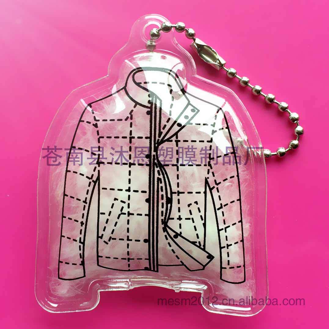 源头供货商专业品质 羽绒标 高周波电压商标 高透明PVC羽绒充气标