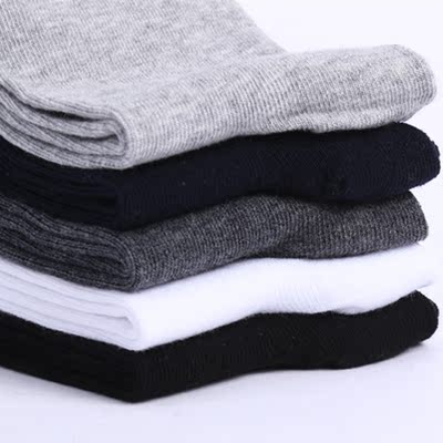 A11 Socks man In cylinder Solid Sweat ventilation Deodorant business affairs leisure time gift Sports socks Foot bath socks