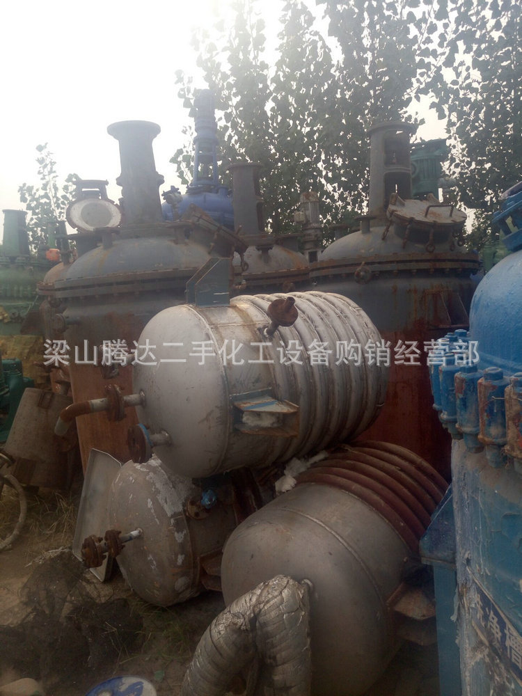 二手外盤管不銹鋼反應釜