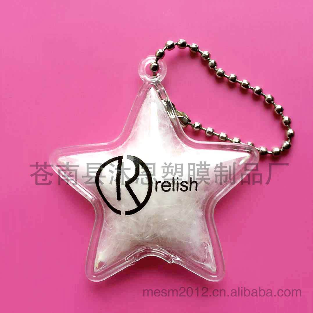 全新款热卖羽绒标充气标透明洗唛商标充气羽绒标来样设计定制批发