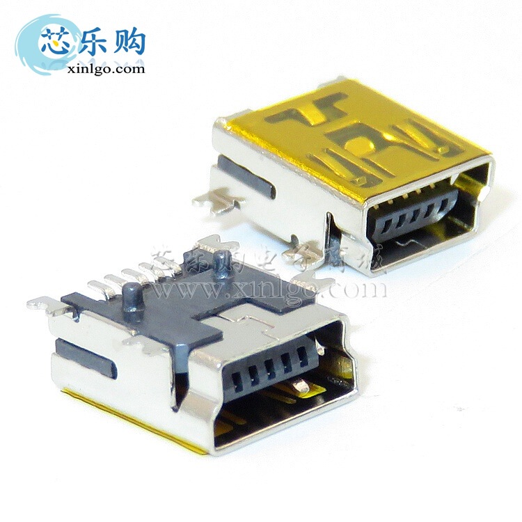 USB MINI female 5PIN patch copper pin high temperature resistant MINI USB socket USB connector USB MINI female 5PIN patch copper pin high temperature resistant MINI USB socket USB connector