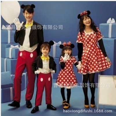 六一儿童表演服米奇服装米老鼠造型女童米妮表演服演出服欧美|ms