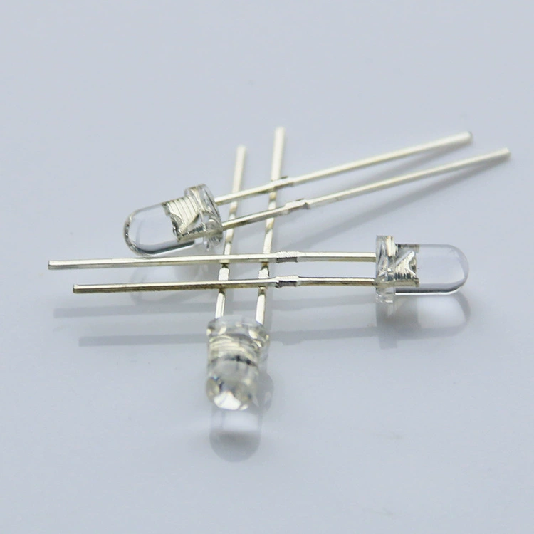 3mm round-head white light LED bead emitting diode indoor lighting ultra-high brightness white light wholesale